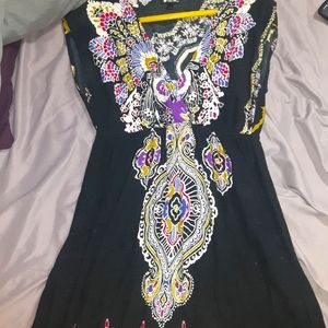 Lily White brand V neck tunic top